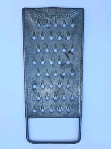 Use Fels Naptha Soap Metal Grater For Homemade Soap Rustic Farmhouse Decor - Picture 1 of 8