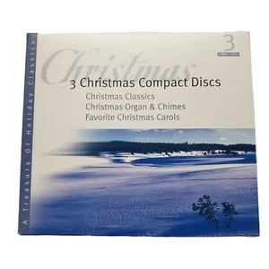 3 Christmas Compact Discs- A Treasury of Holiday Classics - Picture 1 of 6