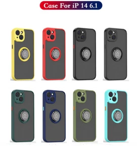 Protector For iPhone 14 13 Pro Max 12 XS Max Magnetic Shockproof Case Cover Ring - Picture 1 of 17