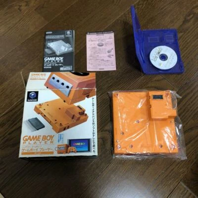 Nintendo GameCube GameBoy Player Orange DOL-017 Tested Game Boy Advance GC GBA - Image 1 of 2