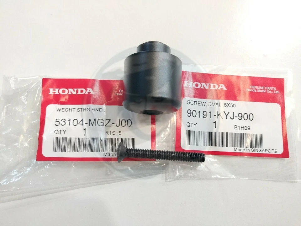 Genuine HONDA CB300F CB300R CBR300R CB500F CBR500R CBR650F Bar End Weight - image 1 of 1