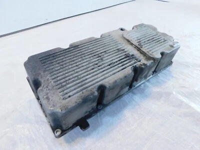 Bandeja de cárter de aceite plateada Harley Touring Road King & Electra Glide 62711-99 con deflector Foto 1 de 4