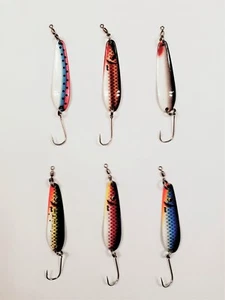 McOmie's 2 5/8" UV Trout Trolling Spoons 12 colores - Imagen 1 de 25