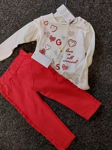 SALE NEW GUESS BABY GIRLS SET SIZES 12 MONTHS 18 MONTHS - Picture 1 of 8