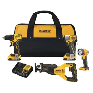 DEWALT 20V MAX 4-Tool Brushless Power Tool Combo Kit with Soft Case - Picture 1 of 16