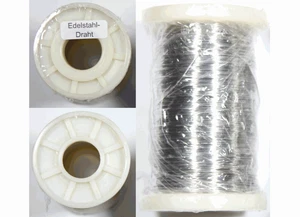 Edelstahl-Wabendraht Ø 0,4 mm 250 g / 500 g zum Verdrahten von Wabenrähmchen - Bild 1 von 17