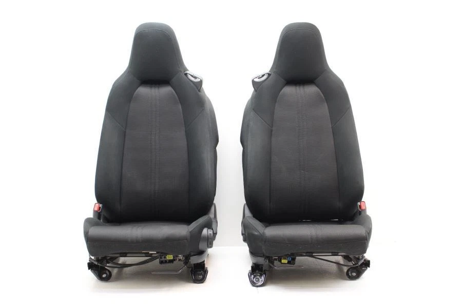 2018-2023 Mazda Mx-5 Miata ND Pair of Front Black Non Heated Cloth Seats - Image 1 of 4