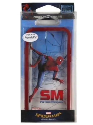 Spider-Man Homecoming iPhone 6/6s/7 BubblePro Clear Case Peter Parker Marvel - Image 1 of 2