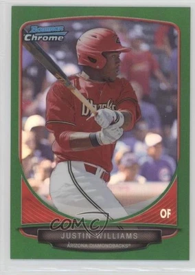 2013 Bowman Draft Picks Chrome Green Refractor /75 Justin Williams #BDPP94 - Image 1 of 2