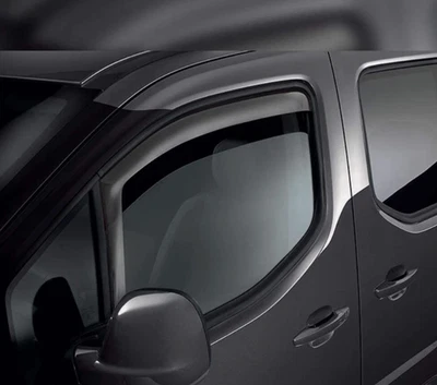 Nouveau Déflecteurs De Vent Bug Citroen Berlingo Peugeot Partner Rifter K9 18> - Photo 1/4
