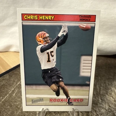 2005 Topps Bazooka - Chris Henry #218 (RC) - Image 1 of 2