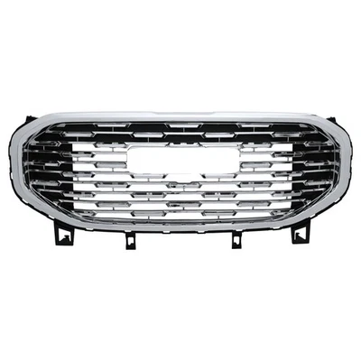 Chrome Front Upper Grille Assembly Denali Style For 2018-2021 GMC Terrain Foto 1 de 4
