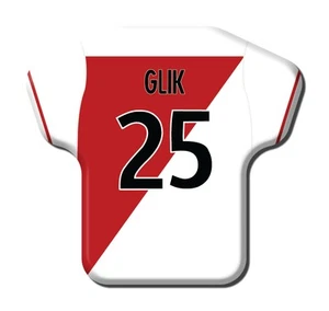 Calamita Simile a T-Shirt Calcio Stagione 2016/2017 Monaco 25 Kamil Glik - Picture 1 of 9