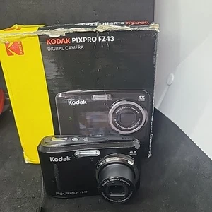 Kodak PIXPRO FZ43 16 MP Digitalkamera - Schwarz mit Karton #2 - Bild 1 von 5