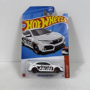 HOT WHEELS 2018 HONDA CIVIC TYPE R POLICE - Bild 1 von 7