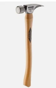 Martillo de garra de titanio Stiletto 14 oz cara lisa mango curvo de nogal ti14sc - Imagen 1 de 1