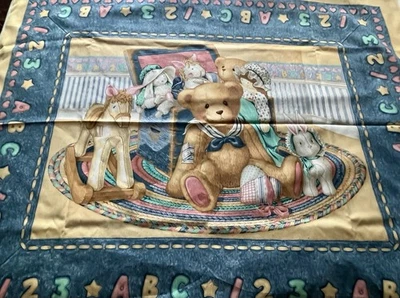 Edredón de cuna de colección Daisy Kingdom tela algodón pastel 35 x 44” ¡NUEVO lindo! Foto 1 de 4