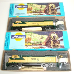 HO Scale Athearn PAAR AC4400 CNW Power #4349 & Dummy #4379 Neu in OVP - Bild 1 von 3