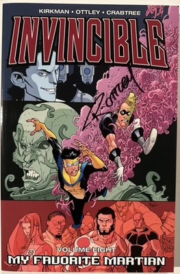 Invincible TPB Vol 8 FIRMADO Ryan Ottley (2024) casi nuevo - mi marciano favorito con certificado de autenticidad casi nuevo+ Foto 1 de 4