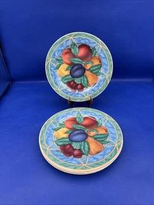 Victoria & Beale 9024 Forbidden Fruit Porcelain Salad Bread Side Plates Set of 4 - Picture 1 of 8