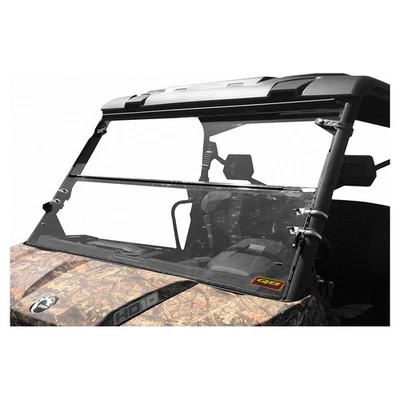 QuadBoss Folding Windshield for 2016-2019 Can-Am Defender HD8 XT UTV Foto 1 de 2