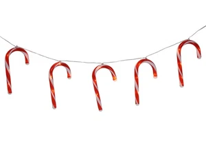 Lichterkette LED ZUCKERSTANGE  bunt - Bild 1 von 1