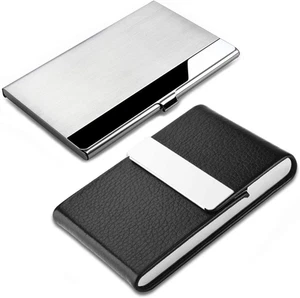 2 Pcs Professional Business Card Case - Picture 1 of 9