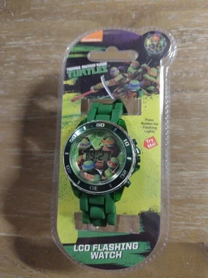 Reloj para niños Teenage Mutant Ninja Turtles Group intermitente verde Foto 1 de 3