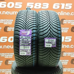 2x 215 55 R18 95H MICHELIN CROSS CLIMATE 2 6.2/6.0MM REF. 15128 - Imagen 1 de 8