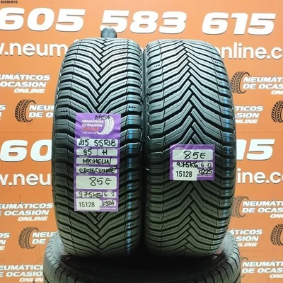 2x 215 55 R18 95H MICHELIN CROSS CLIMATE 2 6.2/6.0MM REF. 15128 - Imagen 1 de 4