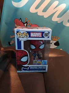 SDCC 25 Funko Pop! Marvel - Sensationeller Spider-Man Offizieller Sticker IN HAND 🔥 - Bild 1 von 6