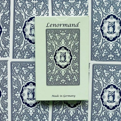 AGM URANIA Bleu Chouette De Mlle Lenormand 36 Cartes Pont Esoteric Wahrsagerei AGM