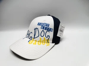 Toby Keith Big Dog Daddy Hat Country Music One Size Cap White Navy Blue NEW - Picture 1 of 10