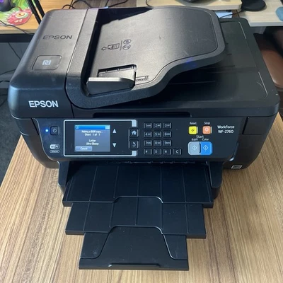 Epson WorkForce WF-2760 All-In-One Printer – Tested, Works, Some Broken Parts - Image 1 of 4