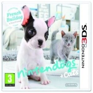 Nintendogs + Cats: French Bulldog & New Friends (Nintendo 3DS, 2011)