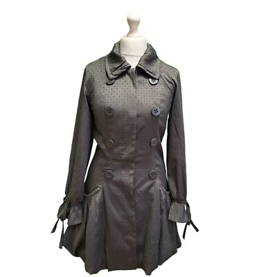 Vintage PolkaDot Satin Coat Morgan De Toi Jacket Y2K Coat M 10 Eu 38 - Image 1 of 4