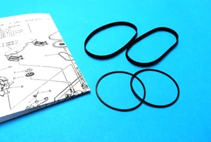 Riemen-Set f. AIWA AD-WX828 AD-WX828E Kassettendeck Cassette Tape Deck Belts-Kit - Bild 1 von 6