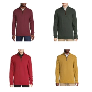 Cremieux French Rib Reversible Quarter-Zip Pullover Sweater XL & XXL Retail $95 - Picture 1 of 9