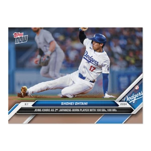 2024 MLB Topps NOW 251 SHOHEI OHTANI 100 HRS 100 SBS LA DODGERS - Picture 1 of 2