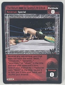 WWE Raw Deal CCG Great American Bash Scotty’s WORM Reversal Lightly Played - Picture 1 of 5