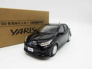 1:30 Toyota YARIS 2020 Color Sample Mini car 202 Black Outer Brown Box CHN - Picture 1 of 3