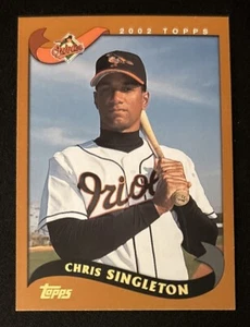 2002 Topps Chris Singleton Baseball Card #431 Orioles OF VG O/C - Picture 1 of 2