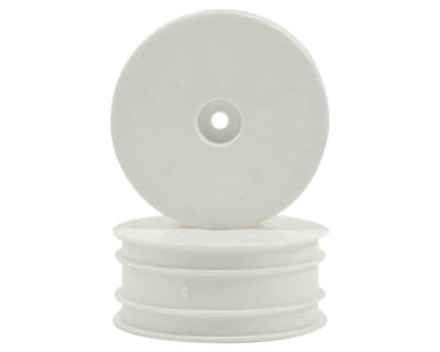 Serpent 12mm 4WD Front Wheels (2) (White) (SRX-4) [SER500391] - Image 1 of 3