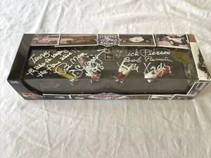 AUTOGRAPHED Hot Wheels Bruce Meyer Gallery Vintage Racing 4-Car Set Sealed - Picture 1 of 12