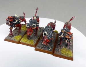 Warhammer Old World, chaos, flesh hound khorne, chien, metal oop, beast hell - Picture 1 of 4