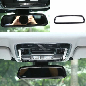 For Range Rover Sport 14-2016 Carbon Fiber Interior Rearview Mirror Cover Frame - Bild 1 von 5