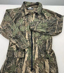 Vintage Patriot Industries Camo Zip Up Coveralls Mens Large USA - Picture 1 of 15