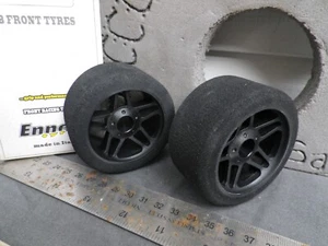 Enneti Front Racing Tires 1/8 Carbon Shore 32 RC Reifen Italy Tires 1/8 Carbon - Bild 1 von 5