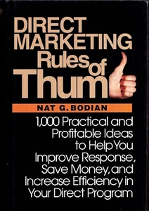 Direct Marketing Rules of Thumb Book by Nat G. Bodian. Hard Cover. - Picture 1 of 2