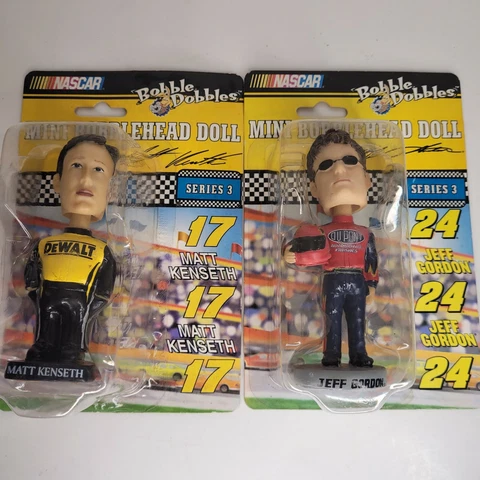 NASCAR Bobble Dobbles LOT Jeff Gordon & Jimmie Johnson Mini Bobblehead Dolls NEW Cover